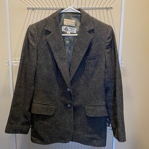 Women’s Grey Vintage Blazer Size 8